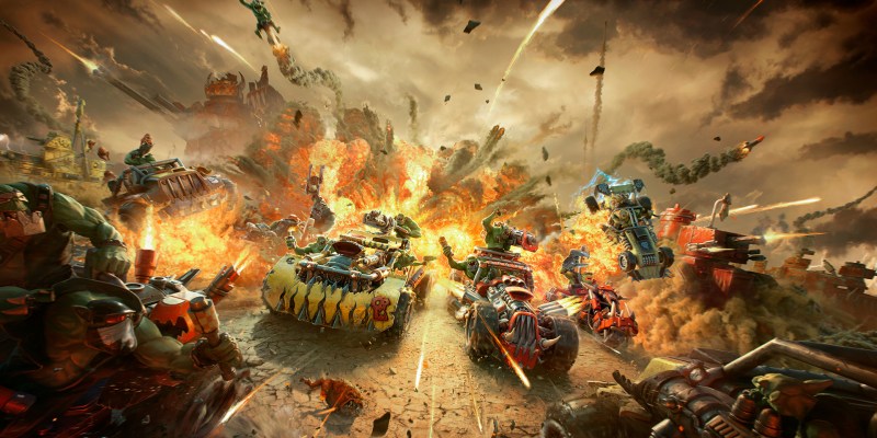 Plaion & Caged Element reveal free-to-play high-Orktane combat racer Warhammer 40,000: Speed Freeks for PC via Steam, alpha test live now.