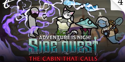 Adventure Is Nigh: Side Quest - The Cabin That Calls episode 4: The Trouble with Wizards, a creepy spinoff Escapist D&D campaign with DM Jack Packard and players Amy Campbell as Dabarella, Jesse Galena as Grinderbin, and JM8 as Susan. Bestiarum Games miniatures modules sponsor