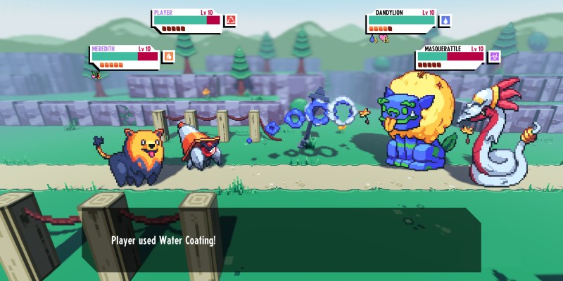 Cassette Beasts evolves Pokémon counters system with wacky special Chemistry side status effects