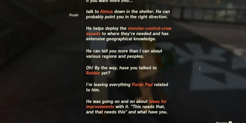 To re-read a conversation you missed in The Legend of Zelda: Tears of the Kingdom (TotK), here how is how to call up a log of transcripts.