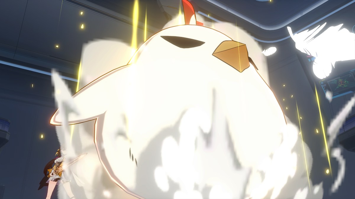 In Honkai: Star Rail, using the Sushan ultimate to unleash a giant chicken that crushes and destroys enemies with its butt is just hilarious.