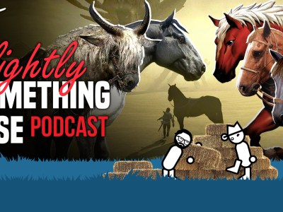 This week on the Slightly Something Else podcast, Yahtzee Croshaw and Marty Sliva discuss video game horses and how they kind of suck.