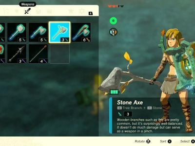 Here is everything you need to know about how to create an axe in The Legend of Zelda: Tears of the Kingdom, to make your tree-chopper.