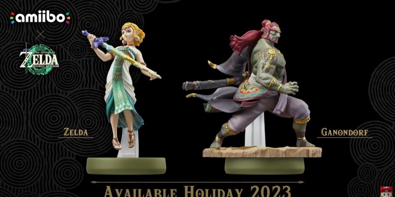 Nintendo has revealed Zelda and Ganondorf amiibo for The Legend of Zelda: Tears of the Kingdom, launching for holiday 2023.