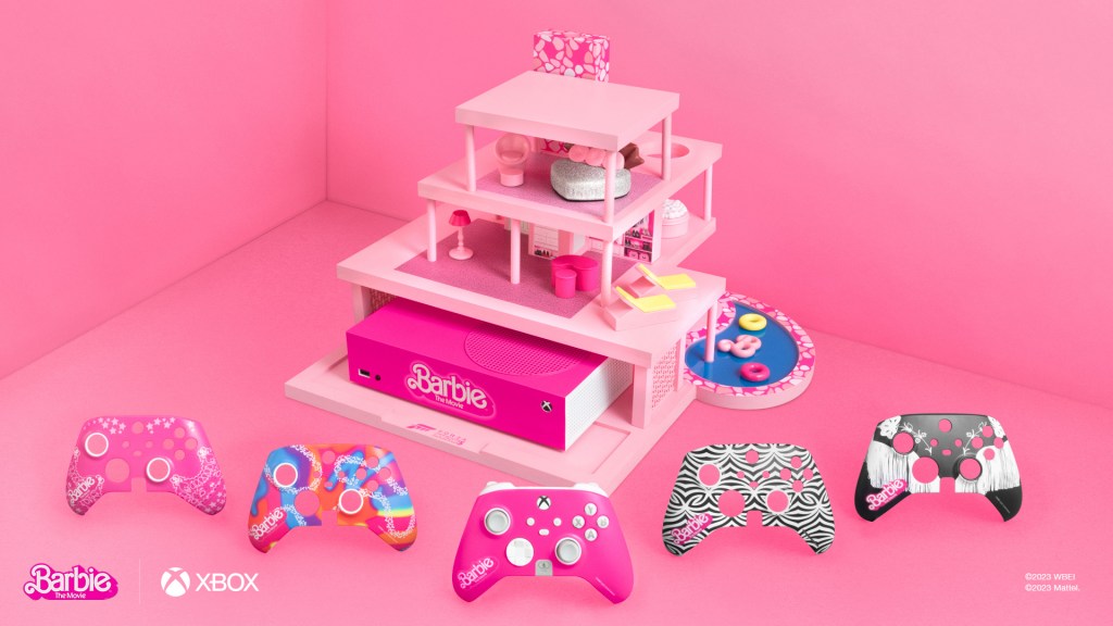 Microsoft has revealed an official Barbie Xbox Series S (and a Barbie Corvette for Forza) to promote the movie, and it is extremely pink.