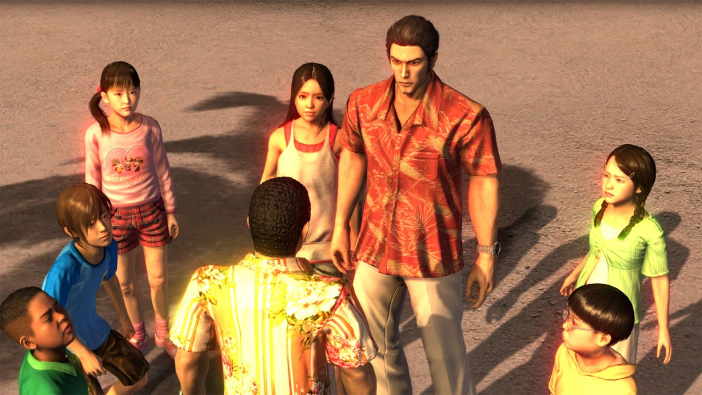 Yakuza 3 is a great game with Morning Glory letting Dad Kiryu Kazuma exemplify kindness, nobility, and good traits