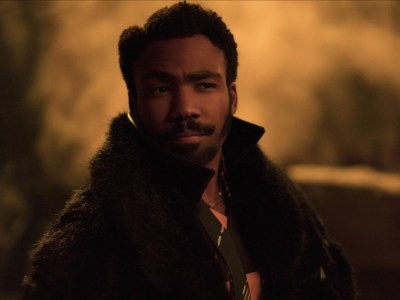 Donald Glover as Lando Calrission in Solo: A Star Wars Story. The actor will reportedly write a Star Wars series based on the character for Disney+.