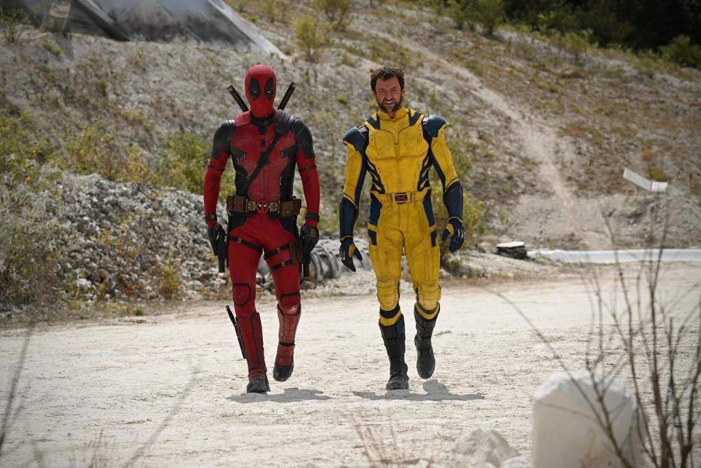 Hugh Jackman reveals a first image of Deadpool 3 where Wolverine wears his classic yellow-and-blue costume.