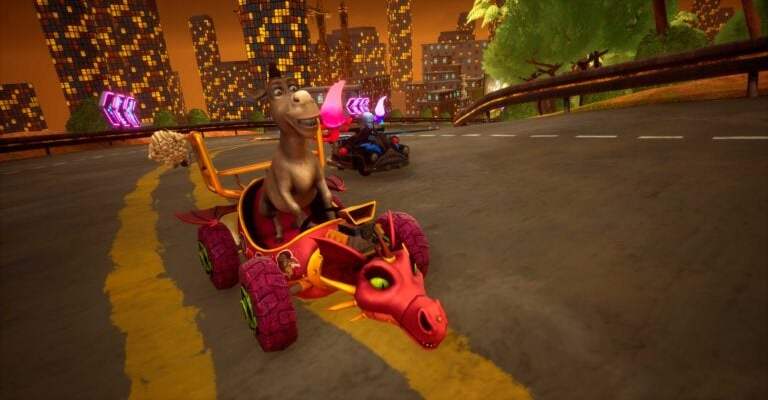 DreamWorks All-Star Kart Racing announcement screenshots game GameMill Entertainment Nintendo Switch PlayStation PS4 PS5 Xbox One Series X S PC Steam