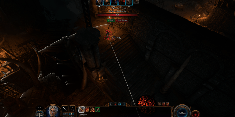 High Ground vs Low Ground advantages in BG3 Baldurs Gate 3