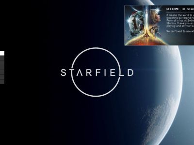 The Starfield start screen is the latest target of games industry discourse on social media.