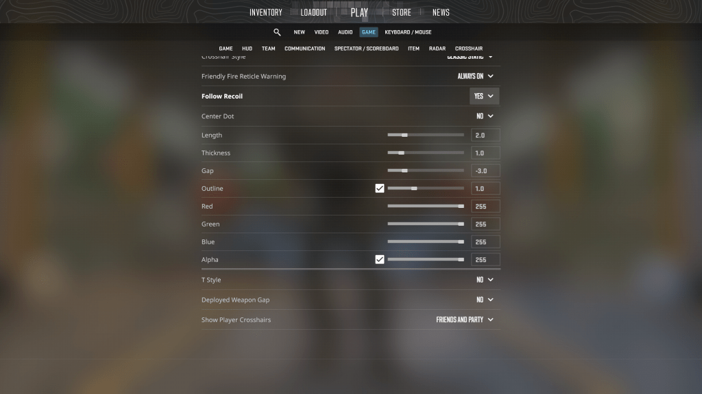 CS2 follow recoil setting