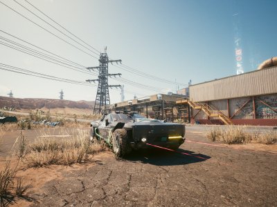 Ken Block car guns cyberpunk 2077