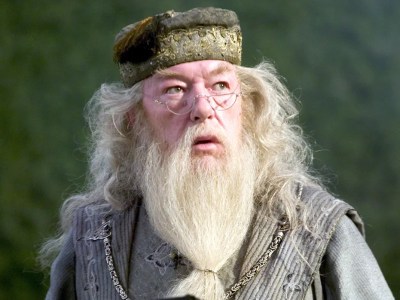 Michael Gambon as Dumbledore in Harry Potter