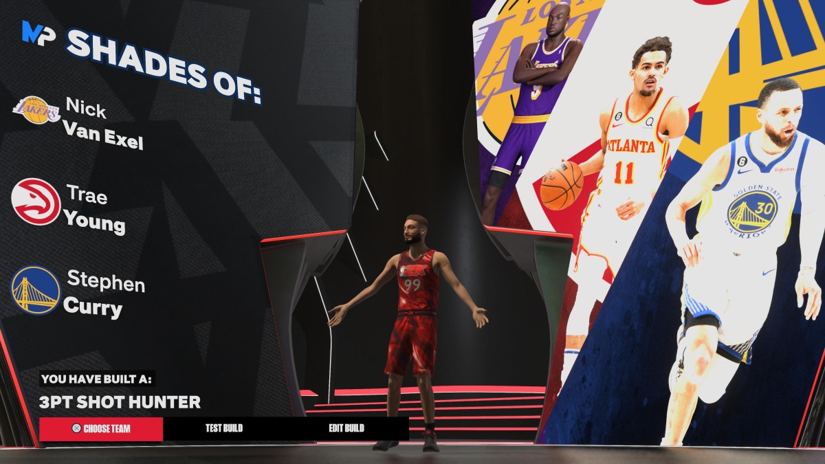 3 point shot hunter build NBA2K24