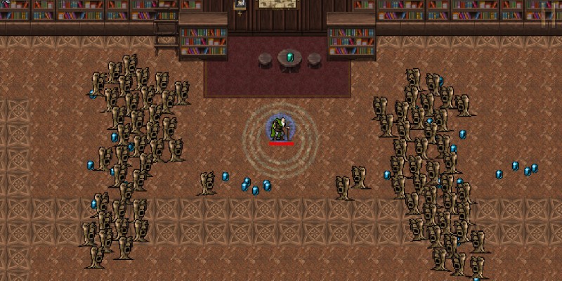 Best games like Vampire Survivors. This image shows a screenshot from Vampire Survivors.