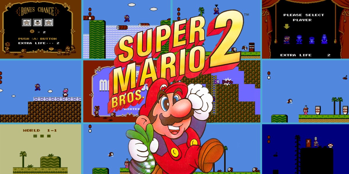 super mario bros 2 header