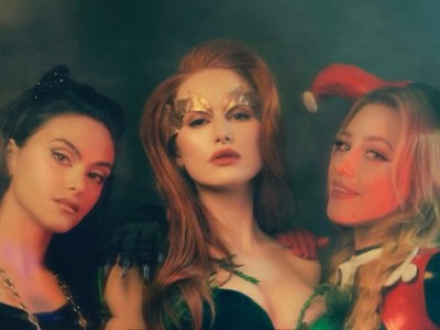 Riverdale Stars Reveal Their Gotham City Sirens Halloween Costumes Poison Ivy Catwoman Harley Quinn