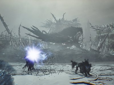 An image showing the Hollow Crow boss in Lords of the Fallen as part of a guide on how to beat the enemy.