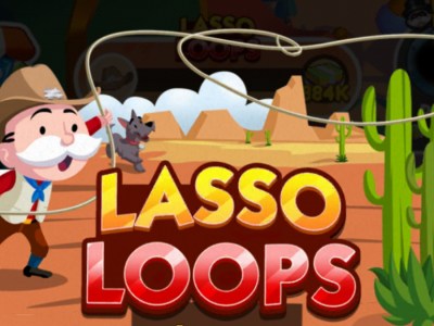 Header for Lasso Loops event in Monopoly GO