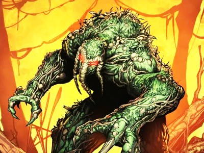 An image of the main Man-Thing card in Marvel Snap as part of an article on the best decks and counters for him in the game, as well as whether he's worth spending tokens on.