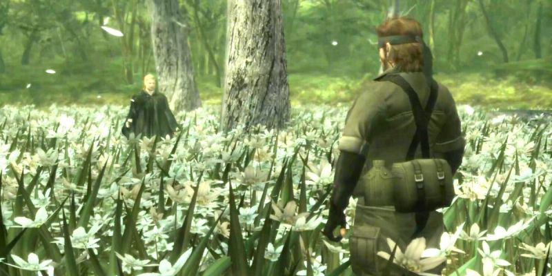 Snake and Big Boss in Metal Gear Solid 3