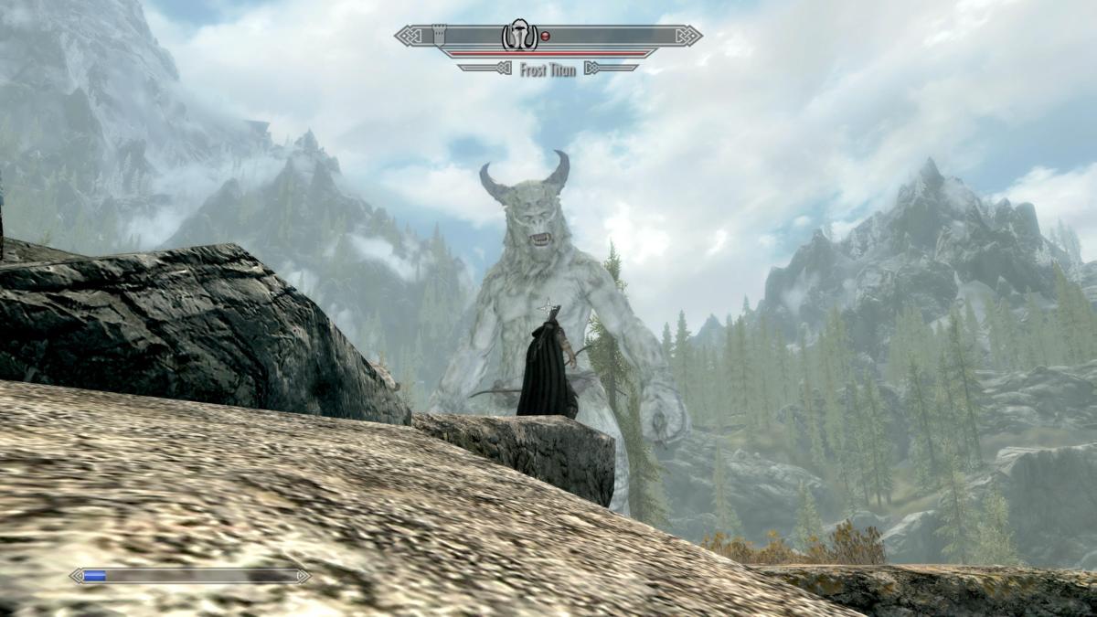 Frost Titan in Skyrim.