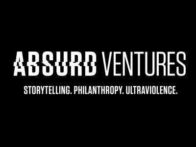 The logo for Absurd Ventures, one of the new studios from ex-Rockstar devs, which has today announced its first two IP universes.