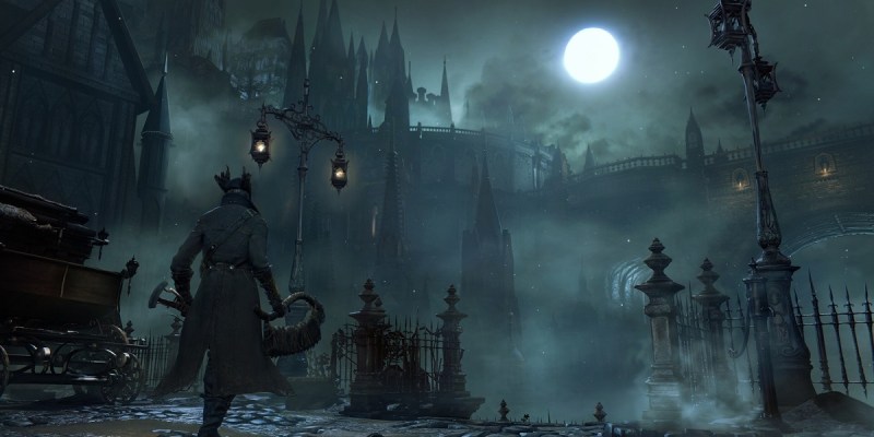 Image of character exploring Yharnam in Bloodborne Remastered PC