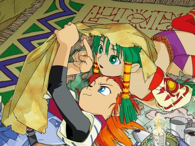Image of Grandia artwork, one of many 90s games where saving a game manually was necessary.