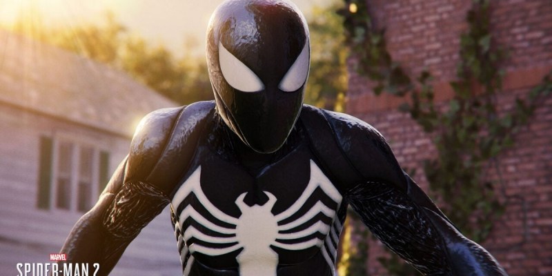 Image of Symbiote Peter Parker in Marvel's Spider-Man 2.