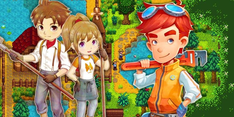 Story of Seasons, My Time at Portia and Stardew Valley