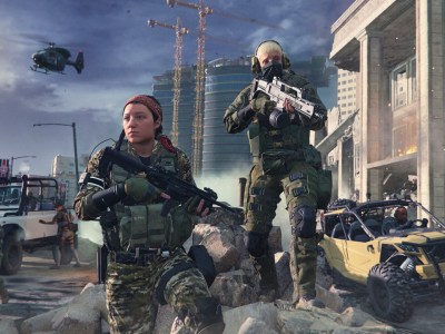 Call of Duty: MW3. A picture of two soldiers standing ready.