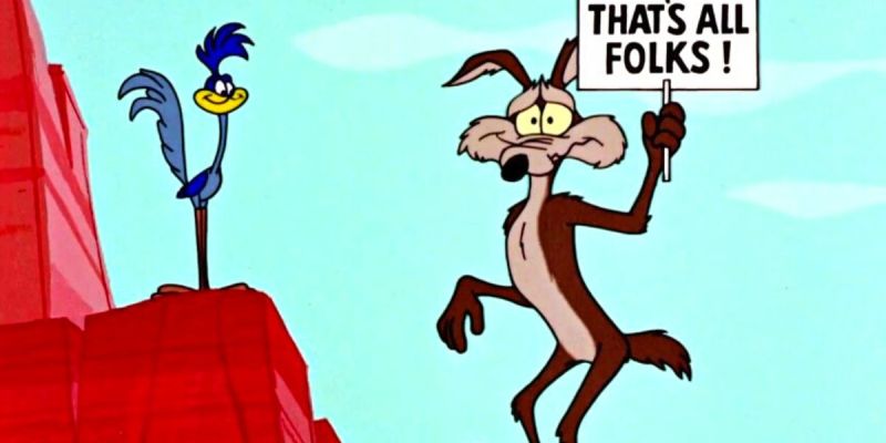 Wile E. Coyote with the Roadrunner