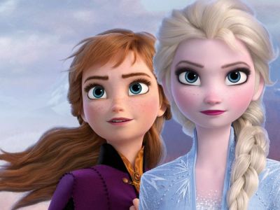 Anna and Elsa in Frozen