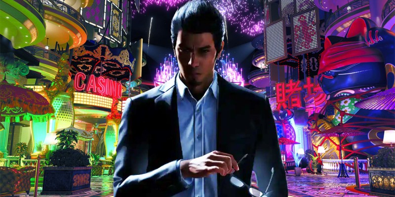 Like a Dragon Gaiden, Kazuma Kiryu walks down a street. But is it turn based?