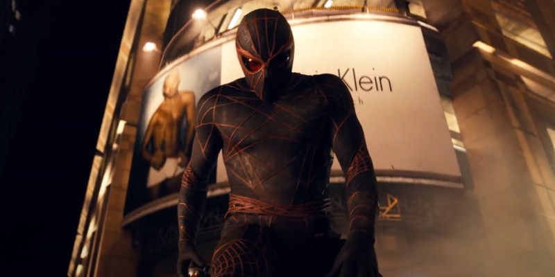 An image of Ezekiel Sims from the first Madame Web trailer.