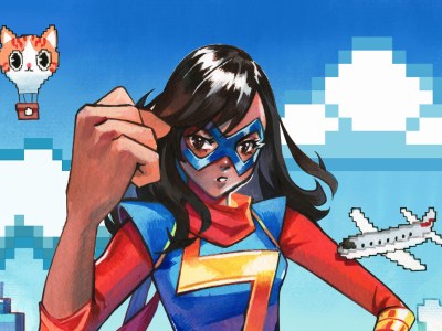 An image showing the Rian Gonzales variant for Ms. Marvel in Marvel Snap.