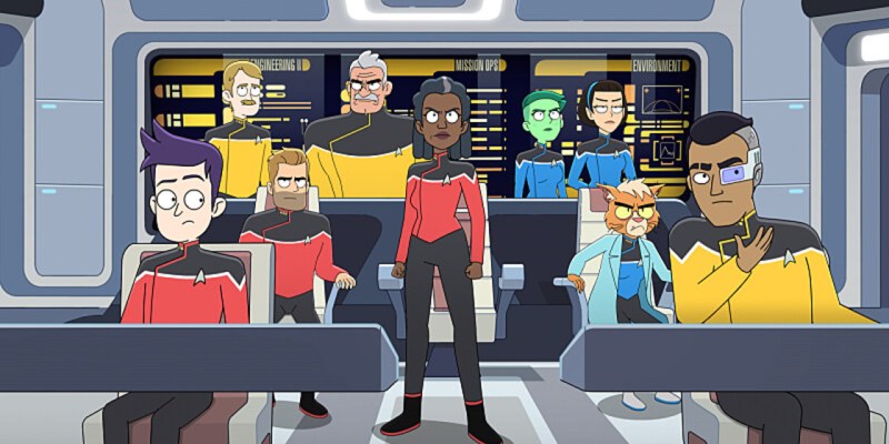 “Old Friends, New Planets” is a disappointing conclusion to an underwhelming season of Star Trek: Lower Decks that plays as a mishmash of half-baked ideas that never cohere into anything particularly satisfying.