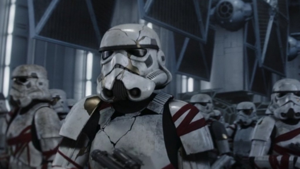 Stormtroopers in kintsugi-style armor in Ahsoka