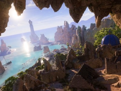 An image of a coastal region from the Dragon Age: Dreadwolf teaser.