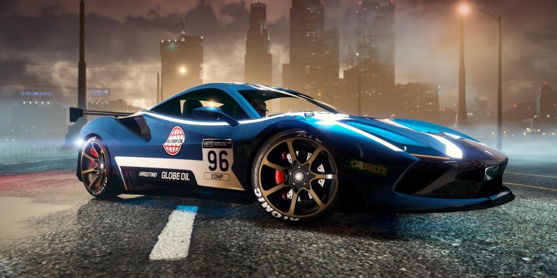 Grotti super car in GTA 5 Online.