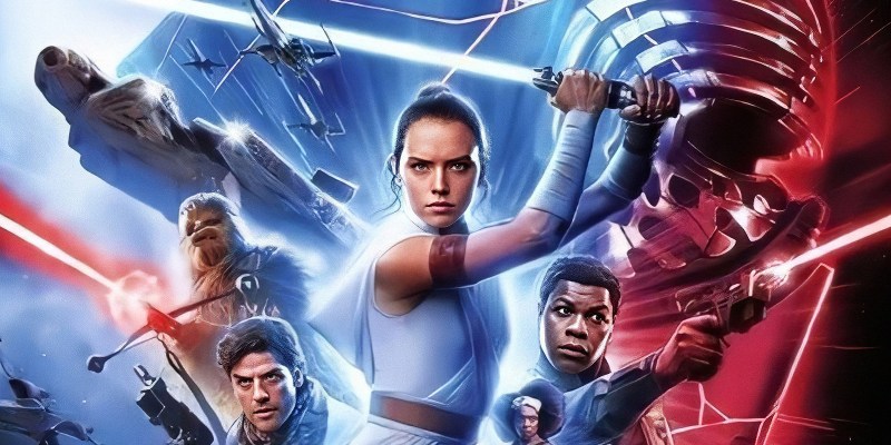 Cropped Star Wars: The Rise of Skywalker poster art