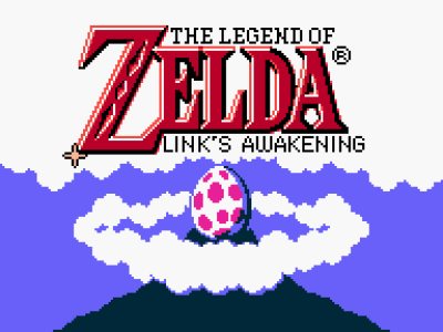 The logo for The Legend of Zelda Links Awakening which now has a fan made PC version available.