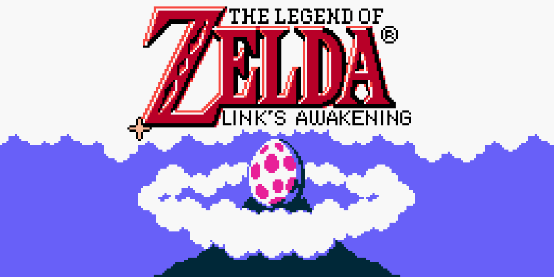 The logo for The Legend of Zelda Links Awakening which now has a fan made PC version available.