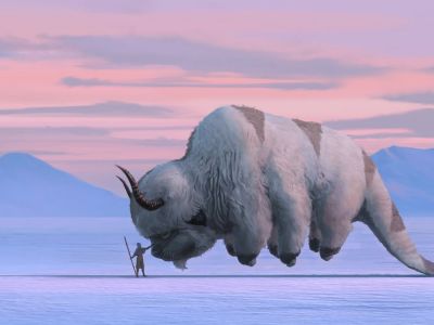 Concept art for Avatar: The Last Airbender on Netflix.