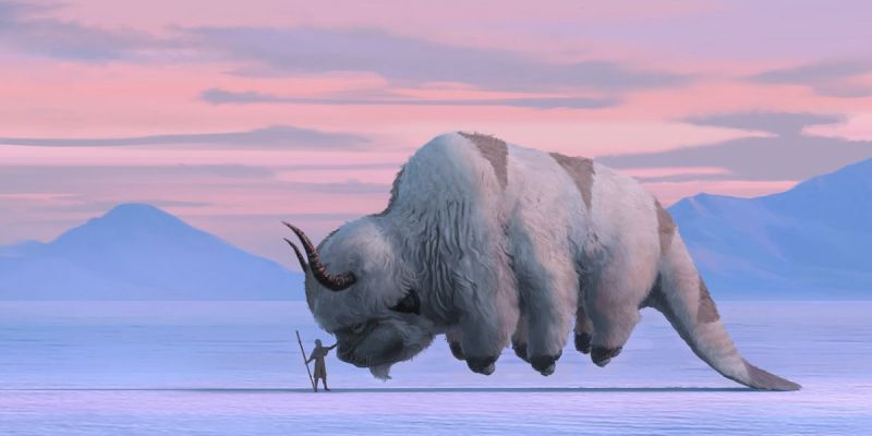 Concept art for Avatar: The Last Airbender on Netflix.
