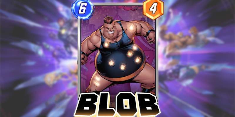 A header showing Blob in Marvel Snap.