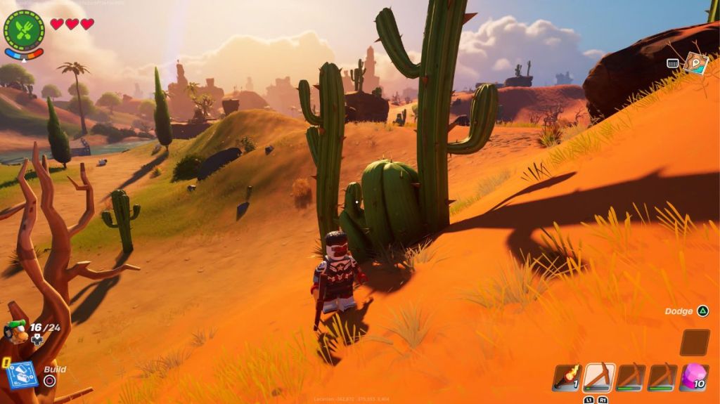 Cacti that drop Flexwood in LEGO Fortnite.