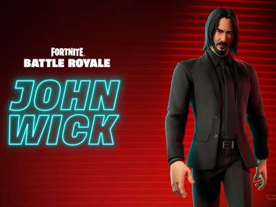 John Wick skin in Fortnite.